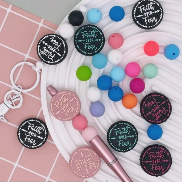 One 2 pc set Handmade Refillable Theme Pens - Picture 15 of 15